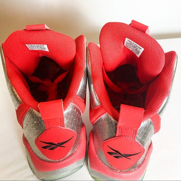 REEBOK Retro Vintage Y2K Kamikaze II Mid Red Fish Market Sz. 10.5 - Picture 5 of 8